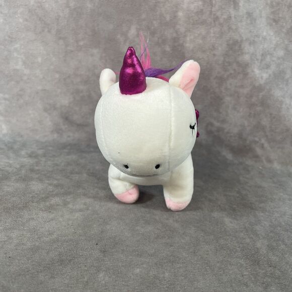 Lot Of (3) Snug a Babies Unicorn Gold Horn Mini  Plush Stuffed Animals - Picture 10 of 11